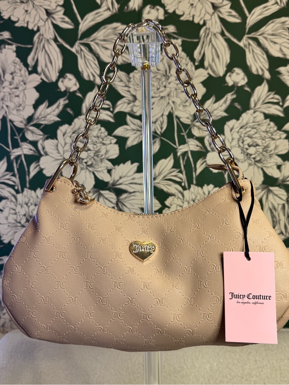 Juicy Couture Pink Chain-Handle Shoulder Bag NWT